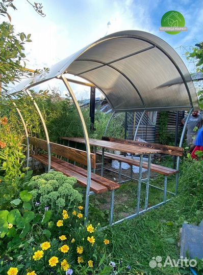 Беседка для сада из Поликарбоната