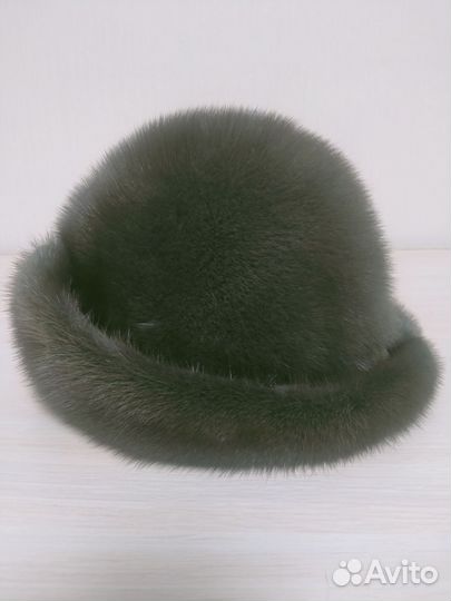 Шапка зимняя женская, норковая, 56 размер