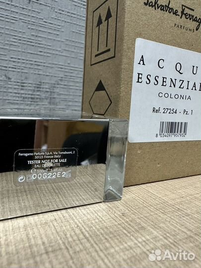 Мужская туалетная вода S. ferragamo acqua colonia