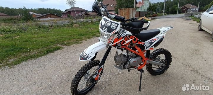 Питбайк Kayo basic tt125 на полуавтомате