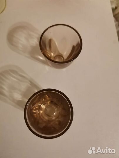 Рюмки стаканы цветное стекло