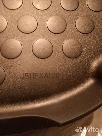 Коврик багажника subaru tribeca черный