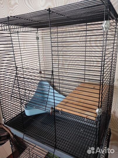 Клетка для дегу/шиншилл/крыс Серая