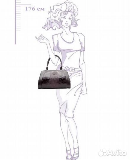 Сумка натуральная кожа