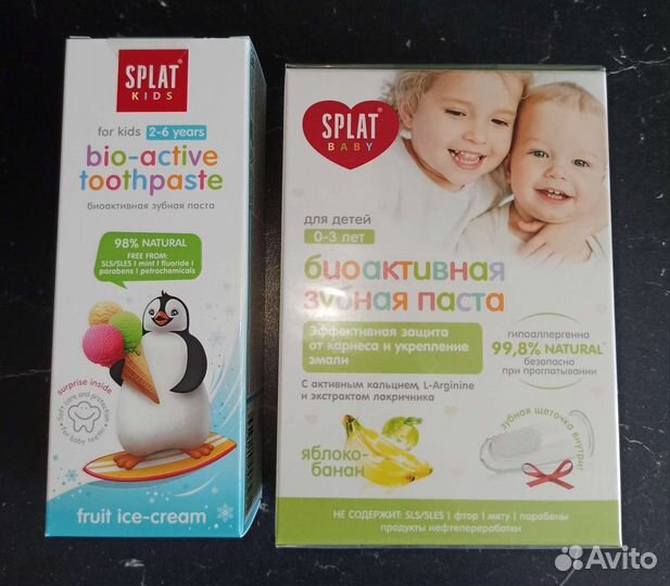 Детская зубная паста Splat