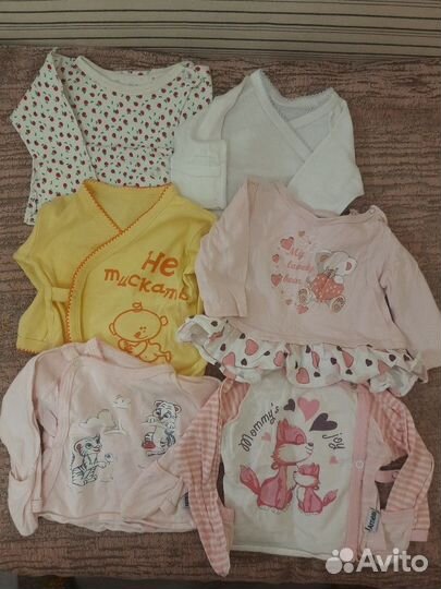 Одежда пакетом для девочки 62 + комбинезон весна