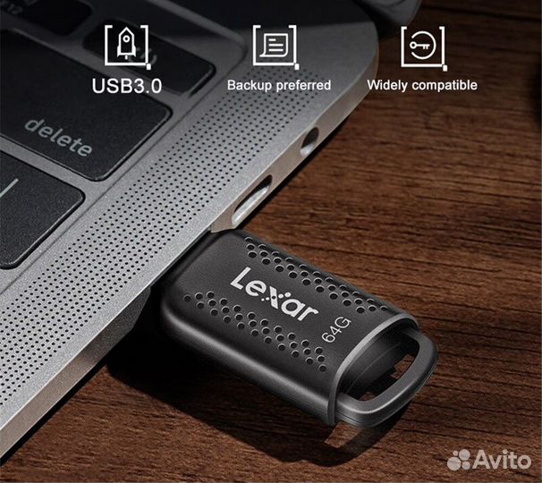 Флешки Lexar (USB 3.0/3.1, USB - A / USB type C)