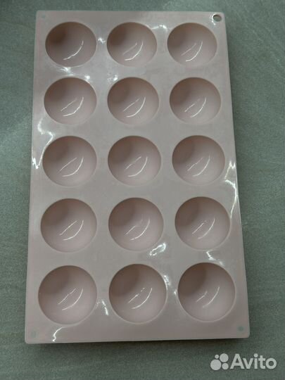 Силиконовая форма полусфера 4,5 см