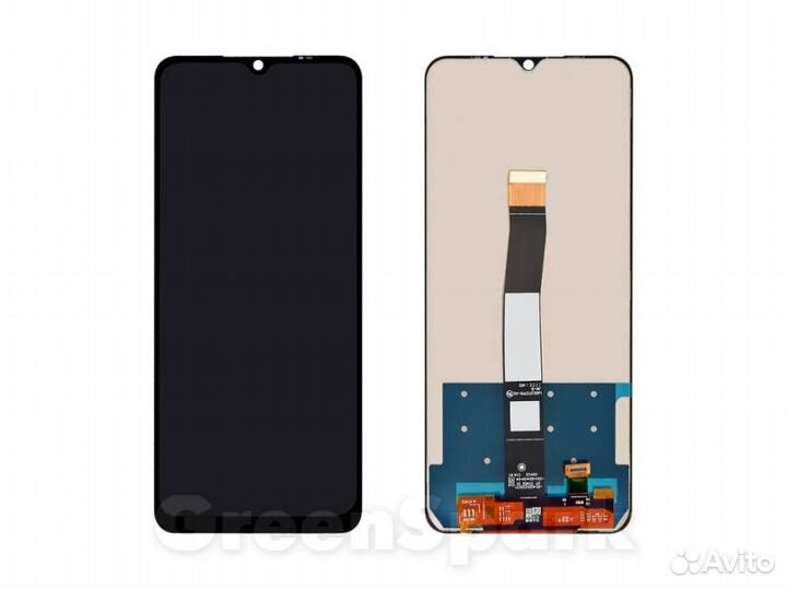 Дисплей для Xiaomi Redmi 10C/Poco C40 +тач черный
