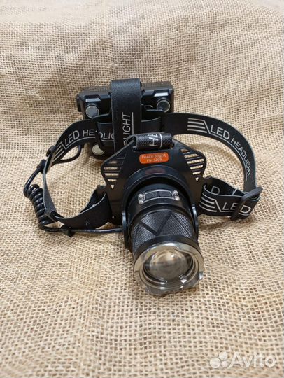Мощный фонарь 2в1 с датчиком