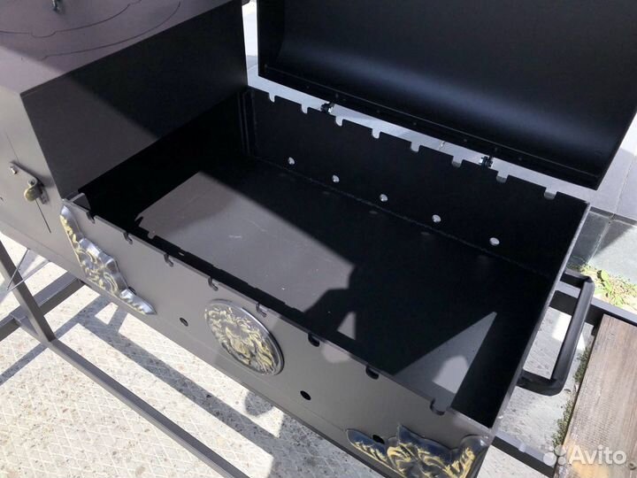 Мангальный комплекс гриль с печью для казана 12 л