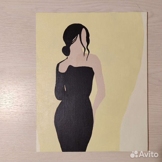 Картина на картоне (акрил)