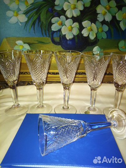 Фужеры, рюмки хрусталь СССР