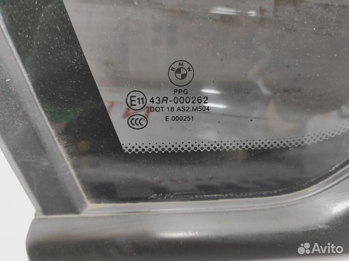 Стекло кузовное глухое левое BMW X6 (E71) 51377189