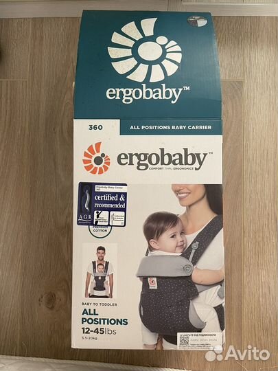 Рюкзак переноска кенгуру ergobaby 360