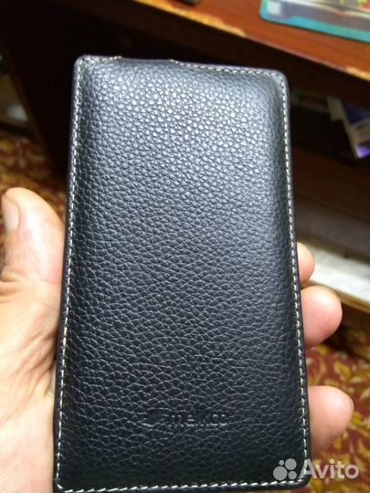 Чехол Флип-Кейс для Soni Xperia ZL (кожа)