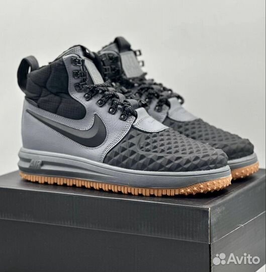 Nike Lunar Force 1 Duckboot Grey Black