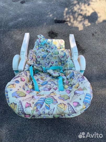 Стульчик для кормления Happy Baby Kevin V2 Blue