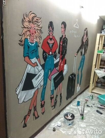 Роспись стен -граффити