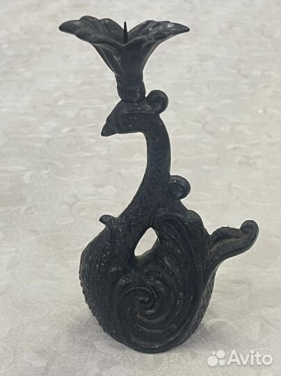 Статуэтка Подсвечник Лебедь СССР Касли