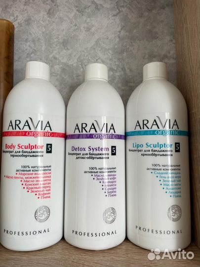 Косметика для обертывания Aravia