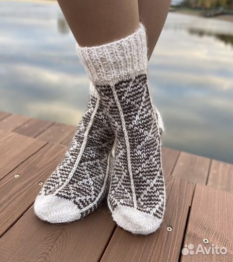Носки вязаные