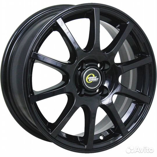 R15 4x100 6J ET48 D54,1 Cross Street сr-16 Black