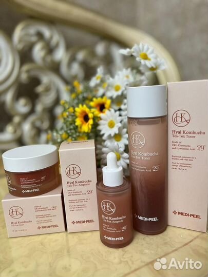 Крем для лица hyal kombucha TEA-TOX cream