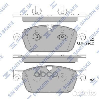 Колодки тормозные дисковые передние Серия:HI-Q
