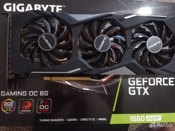 Gigabyte GeForce GTX 1660 super Gaming OC