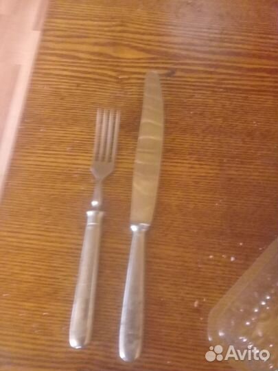Столовый советский набор (вилка и нож)