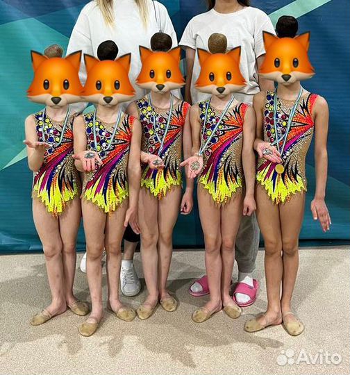 Групповые купальники для художественной гимнастики