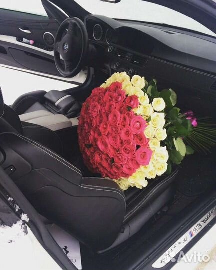 Цветы розы букет