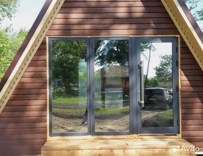 Раздвижные алюминиевые окна, двери, витражи