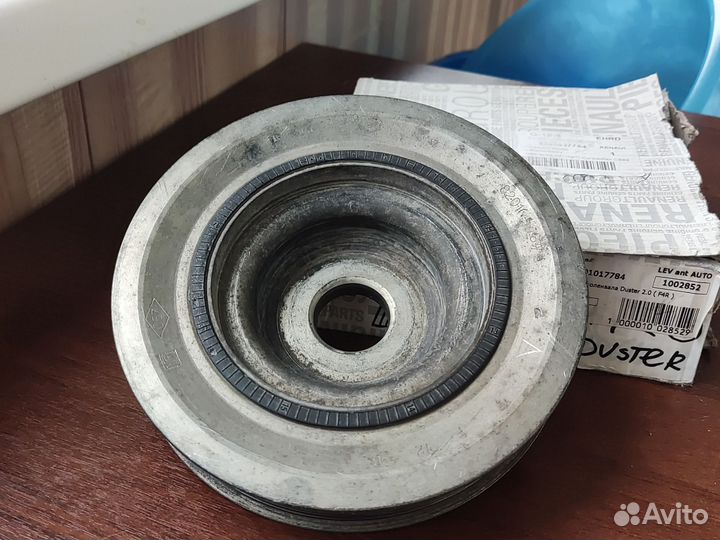 Шкив коленвала рено дастер 2.0 б/у