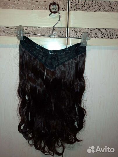 Волосы на заколках термо. искусственные