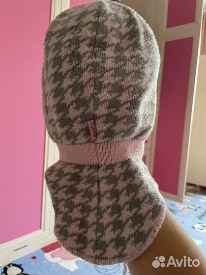 Шапка шлем зимняя для девочки