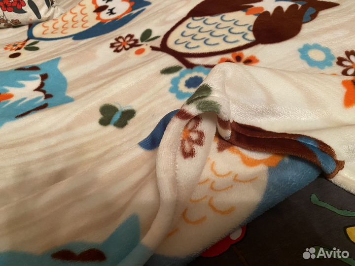 Плед покрывало совушки 1,5х2,0 с наволочками