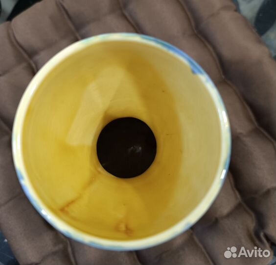 Ваза цветное стекло СССР