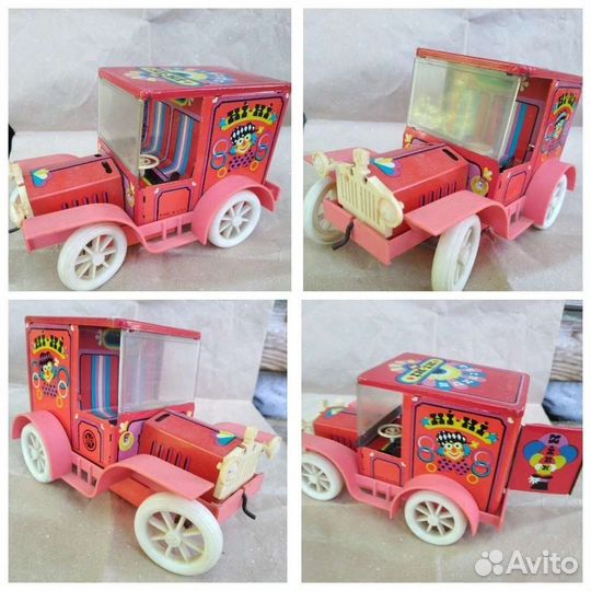 Игрушки СССР: машинка, жираф, кубики