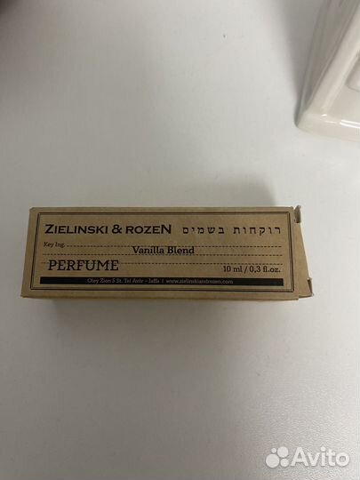 Оригинал Zelinski rozen духи 10 ml Vanila Blend