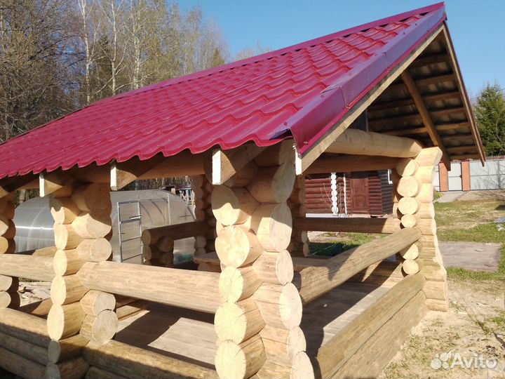 Сборка срубов