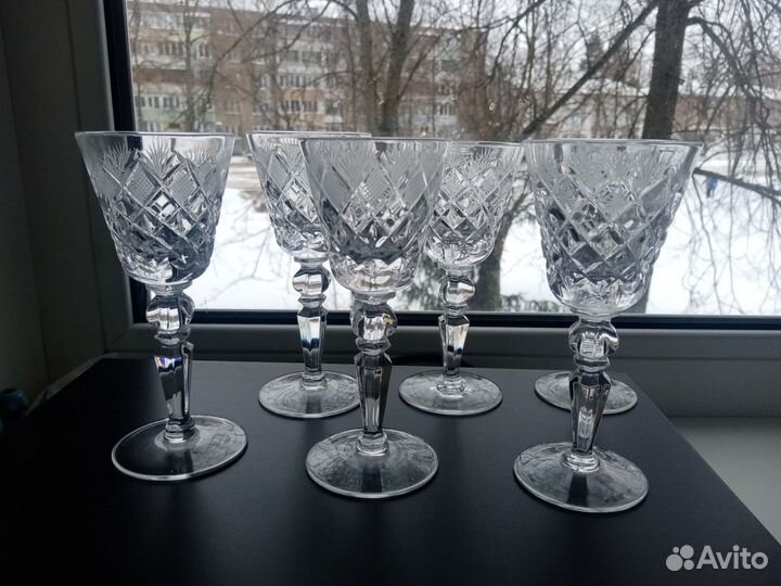 Хрустальные рюмки р. 14см