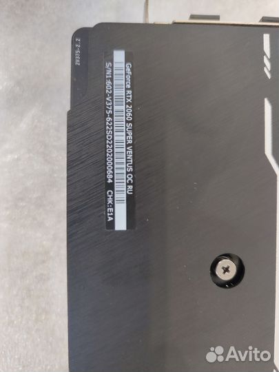 Msi rtx 2060 super ventus oc