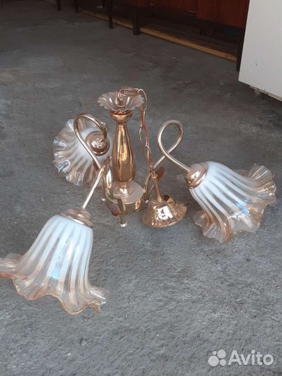 Люстра потолочная подвесная бу