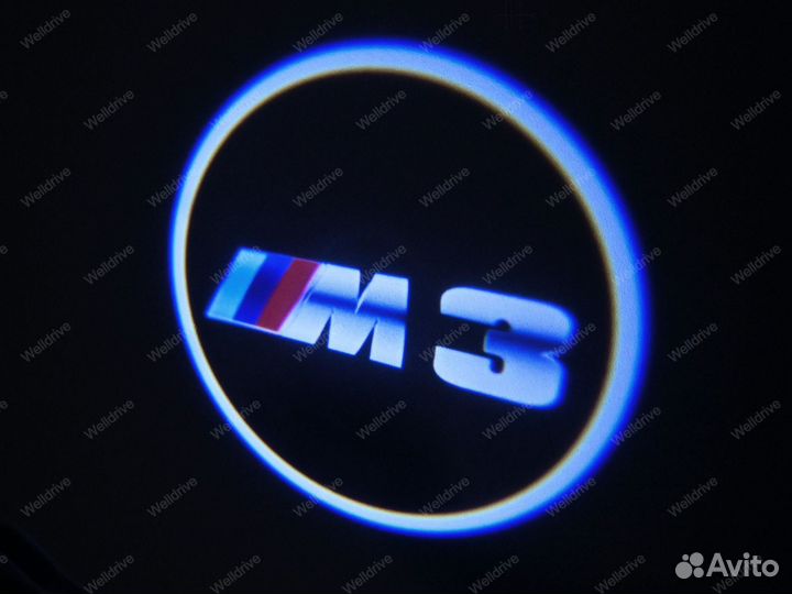 Подсветка дверей с лого BMW 3 F30 F31