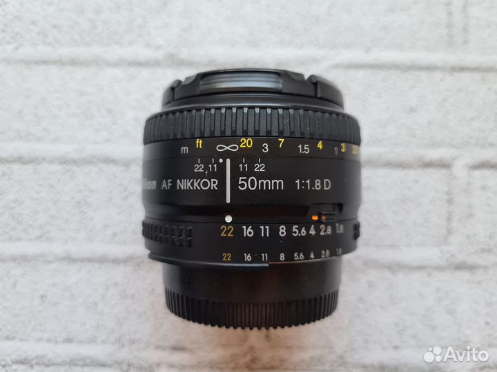 Объектив Nikon 50mm f/1.8D AF Nikkor
