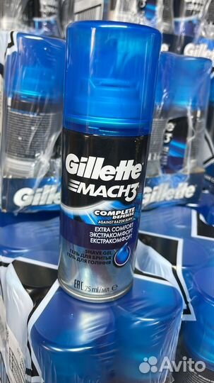 Gillette mach 3 гель для бритья