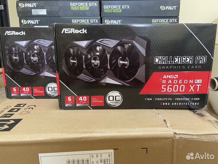 Видеокарта Asrock RX 5600 XT Challanger Pro 6GB