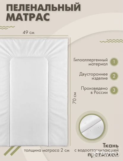 Пеленальный матрас
